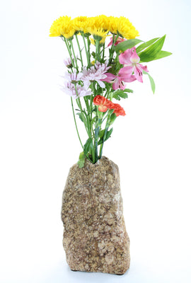 Stone Flower Vase V108 SOLD