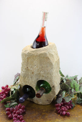 Stone Wine Bottle Holder W104 SOLD